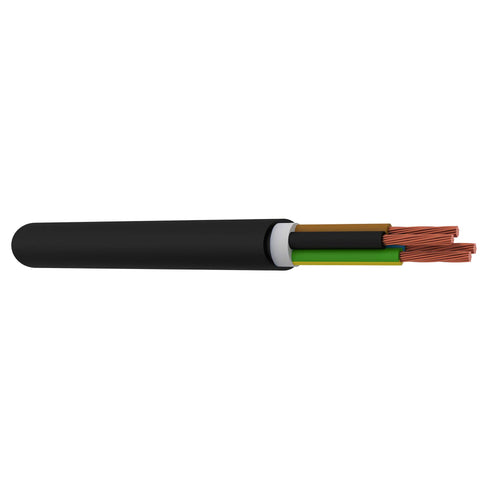 NEK Cable- TFXP/ MR FLEX installation cable- 400/1000V- CU 4G6mm²- Ø14,2 mm- Black